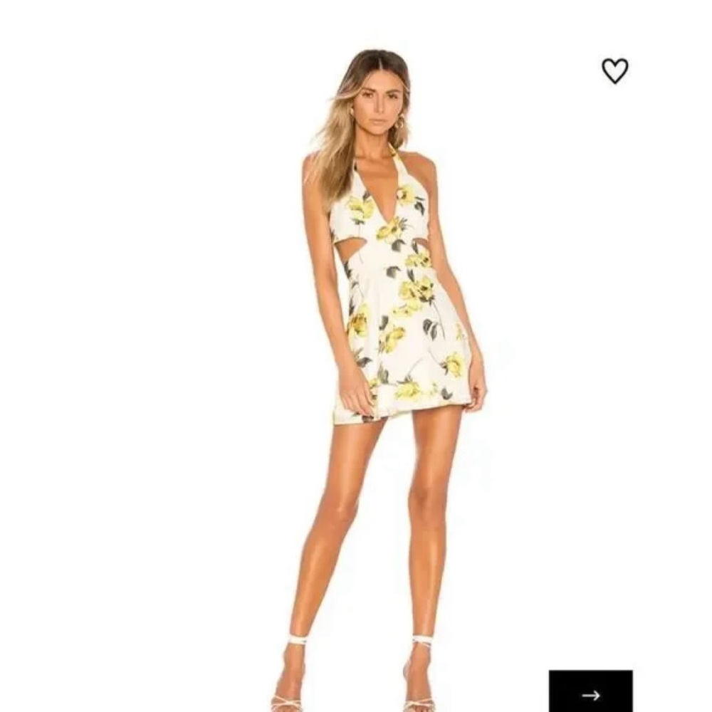 Superdown tie back dress white with yellow flowers

SIZE SMALL

USED